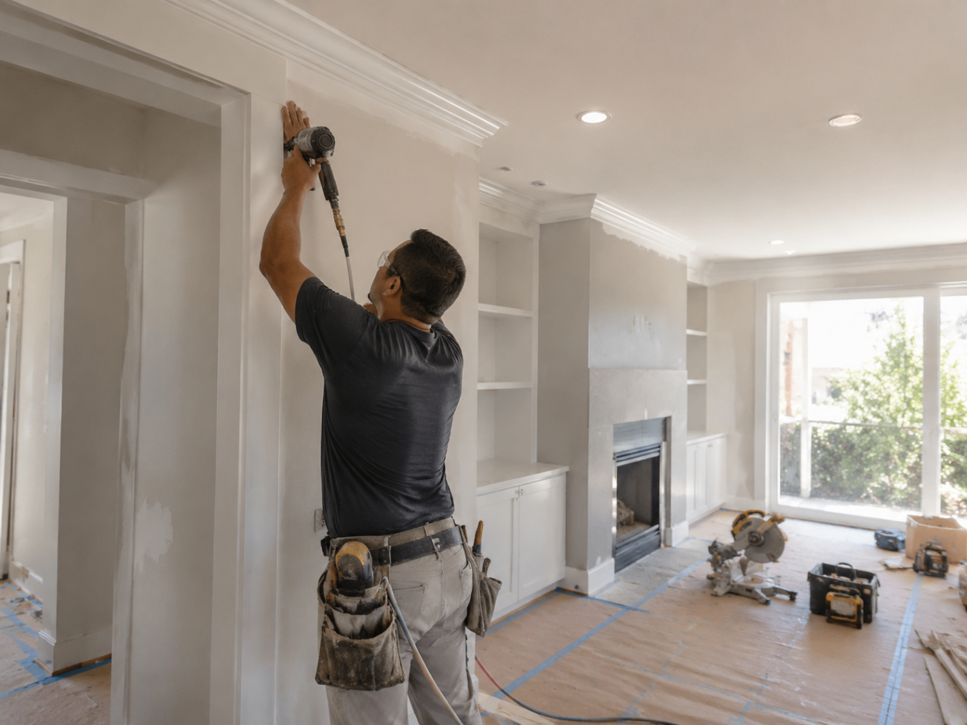 Crown molding installation